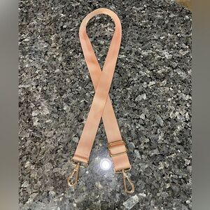 Blush Pink Adjustable Replacement Purse/Bag Strap with Gold Hardware